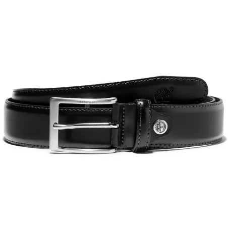 Timberland Homme – Ceinture TIMBERLAND 40 mm en cuir recyclé – NOIR - TIMBERLAND