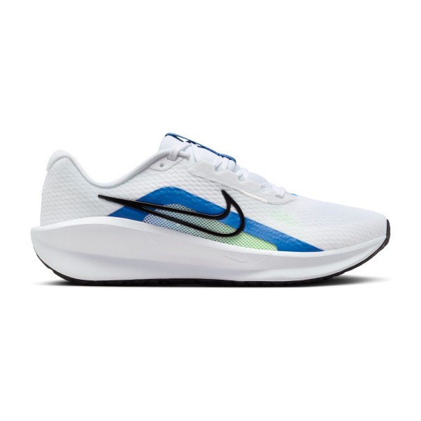 Nike Homme – Nike Downshifter 13 – Blanc/Bleu étoile/Vert Strike/Noir - NIKE