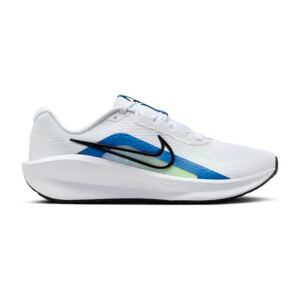 Nike Homme – Nike Downshifter 13 – Blanc/Bleu étoile/Vert Strike/Noir - NIKE