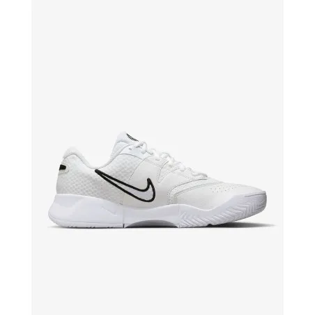 Nike Homme – NikeCourt Lite 4 – Blanc/Noir - NIKE