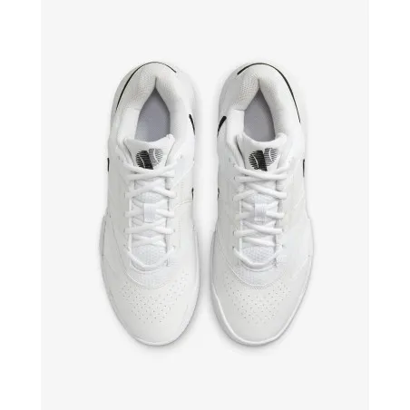 Nike Homme – NikeCourt Lite 4 – Blanc/Noir - NIKE