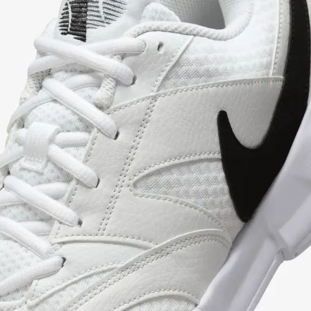Nike Homme – NikeCourt Lite 4 – Blanc/Noir - NIKE