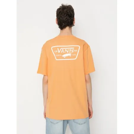 Vans – T-shirt Vans Full Patch Back – orange (cuivre tan/blanc) - VANS