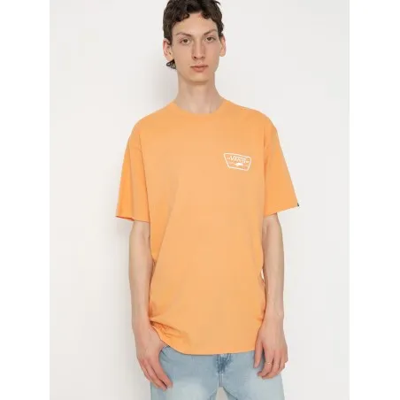 Vans – T-shirt Vans Full Patch Back – orange (cuivre tan/blanc) - VANS