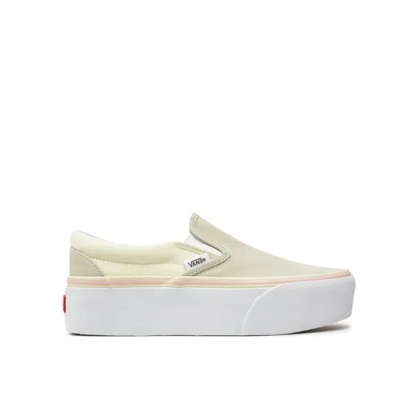 Vans – Chaussures de sport classiques à enfiler Stackform – Beige - VANS