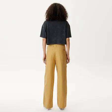 Vans Femme – Pantalon cargo à jambe large Vans Arroyo – Beige - VANS