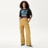 Vans Femme – Pantalon cargo à jambe large Vans Arroyo – Beige - VANS