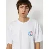 Vans – T-shirt Vans Classic Mini Dual Palm II – (blanc/bleu malibu) - VANS