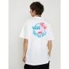 Vans – T-shirt Vans Classic Mini Dual Palm II – (blanc/bleu malibu) - VANS