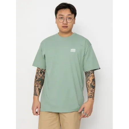 Vans – Vans Left Chest Logo II T-shirt – green (iceberg green) - VANS