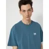 Vans – Vans Left Chest Logo II T-Shirt – blue (copen blue) - VANS