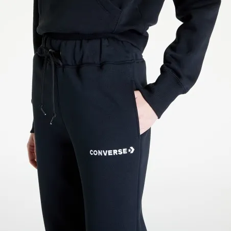 Converse Femme – Converse Wordmark Fleece Jogger – Noir - CONVERSE
