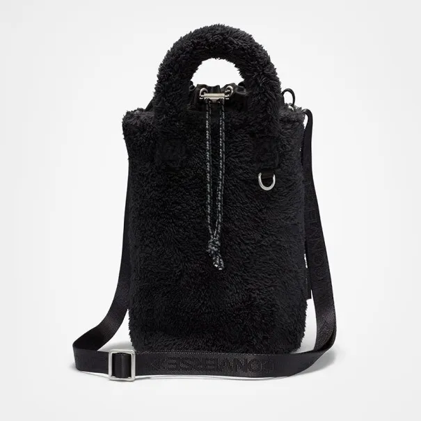 Converse Femme – Mini sac seau en sherpa – Noir - CONVERSE