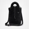 Converse Femme – Mini sac seau en sherpa – Noir - CONVERSE