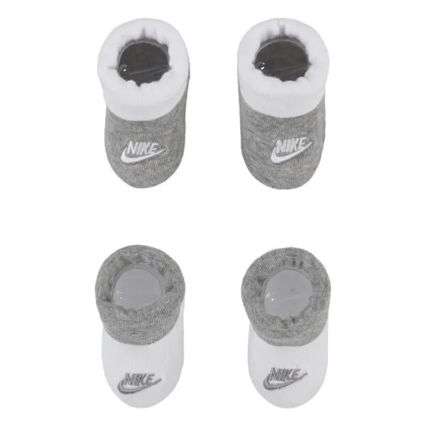 Nike Enfant -Chaussons bébé garçon Nike Futura (x2) – Gris - NIKE