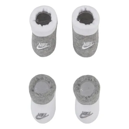 Nike Enfant -Chaussons bébé garçon Nike Futura (x2) – Gris - NIKE