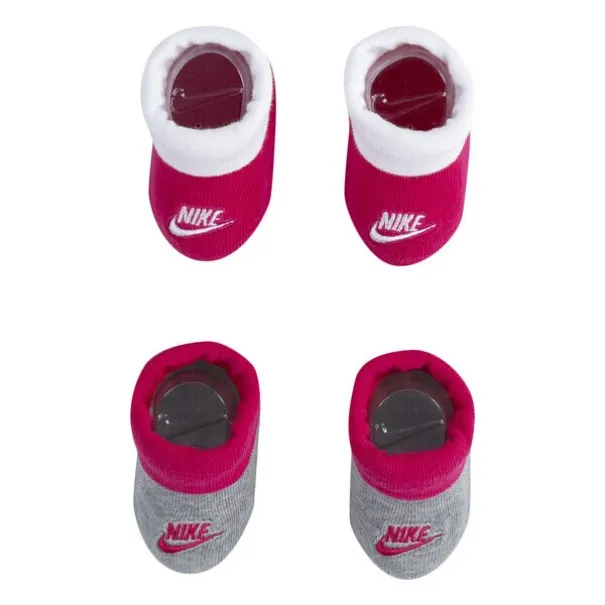 Nike Enfant -Chaussons bébé garçon Nike Futura (x2) – Rose - NIKE