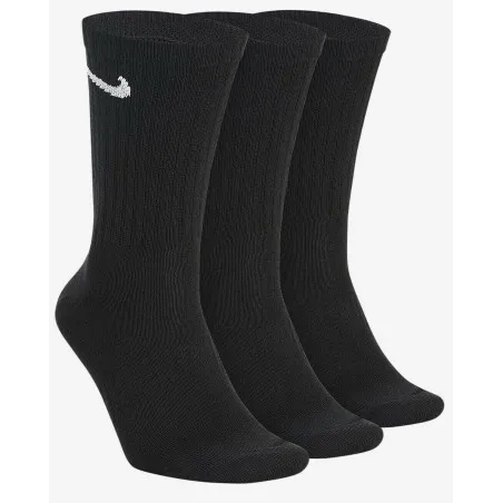 NIKE Homme – Chaussettes Nike Everyday Cushion Crew pour Homme Noir, Lot de 3 - NIKE