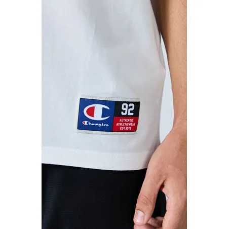 Champion -T-shirt ras du cou Modern Basket – Blanc - CHAMPION