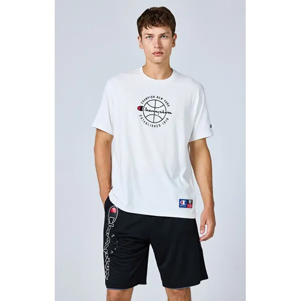 Champion -T-shirt ras du cou Modern Basket – Blanc - CHAMPION