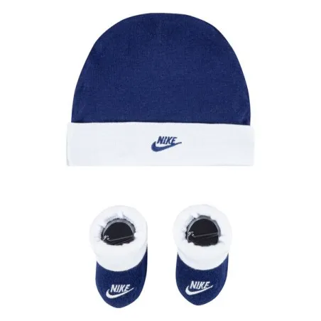 Nike Enfant -Bonnet et chaussons bébé garçon Nike Futura – Bleu - NIKE