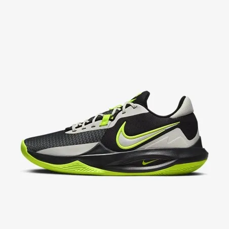 Nike Homme – CHAUSSURES DE BASKET-BALL NIKE PRECISION VI – NOIR / VOLT - NIKE