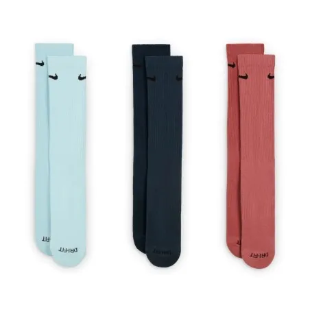 Nike – Lot de 3 paires de chaussettes d’entraînement rembourrées Nike Everyday Plus – Multicolore - NIKE