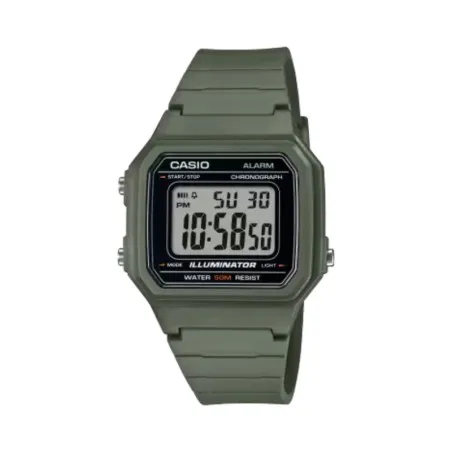 CASIO - Montre Digitale Casio Unisexe W-217H-3AVDF - Vert - Casio