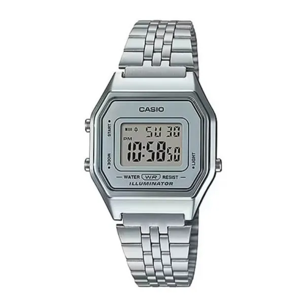 CASIO - Montre casio pour femme LA680WA-7DF Argent - Casio