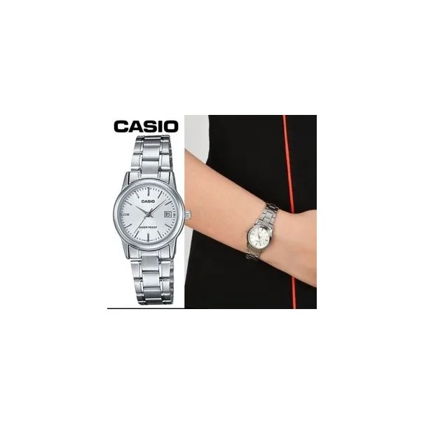 CASIO - Montre casio pour femme LTP-V002D-7AUDF Argent - Casio