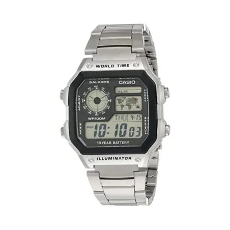 CASIO - Montre Digitale Casio Homme AE-1200WHD-1AVDF - Argent - Casio