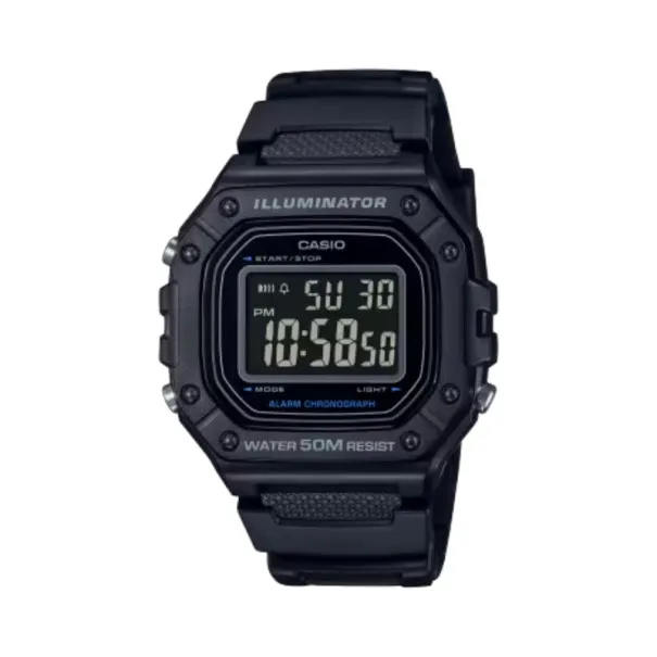 CASIO - Montre Digitale Casio Unisexe W-218H-1BVDF - Noir - Casio