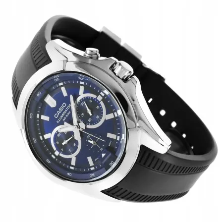 CASIO - Montre Homme Casio MTP-E204-2AVDF - Bleu - Casio