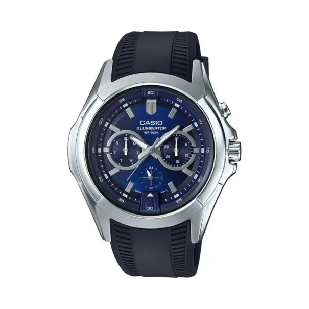 CASIO - Montre Homme Casio MTP-E204-2AVDF - Bleu - Casio