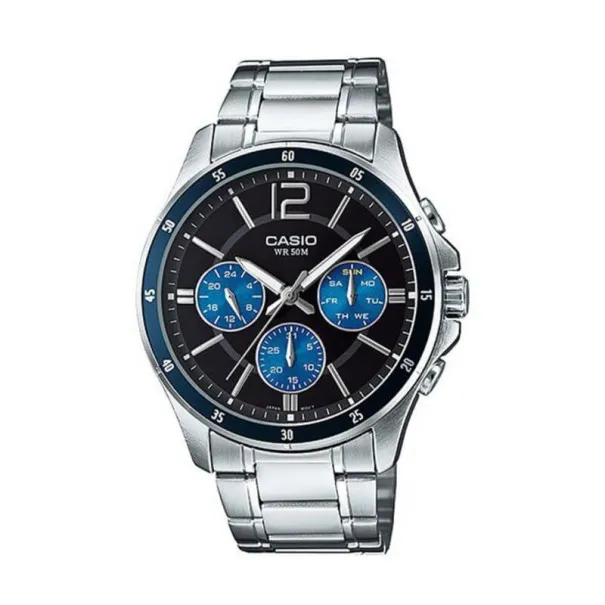 CASIO - Montre Homme Casio MTP-1374D-2AVDF - Argent - Casio