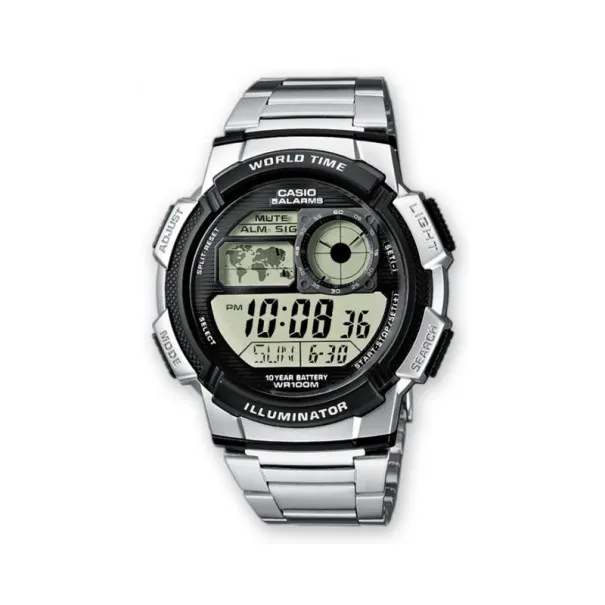 CASIO - Montre Digitale Homme Casio AE-1000WD-1AVDF - Argent - Casio