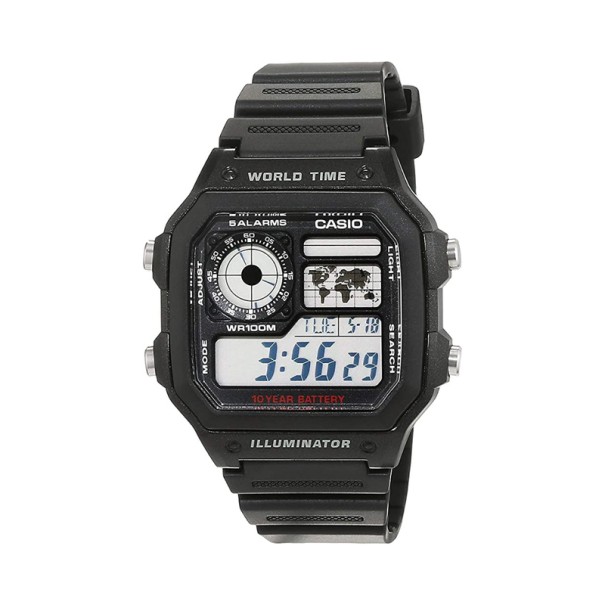 CASIO - Montre Digitale Homme Casio AE-1200WH-1AVDF - Noir - Casio