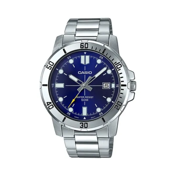 CASIO - Montre Homme Casio MTP-VD01D-2EVUDF - Argent - Casio