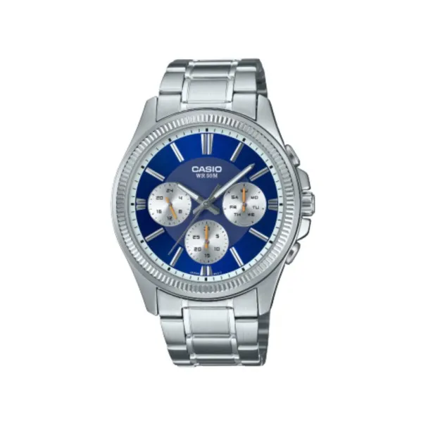 CASIO - Montre Homme Casio MTP-1375D-2A1VDF - Argent - Casio