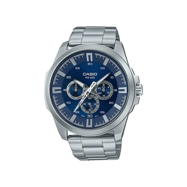 CASIO - Montre Homme Casio MTP-SW310D-2AVDF - Argent - Casio CASIO - Montre Homme Casio MTP-SW310D-2AVDF - Argent - Casio