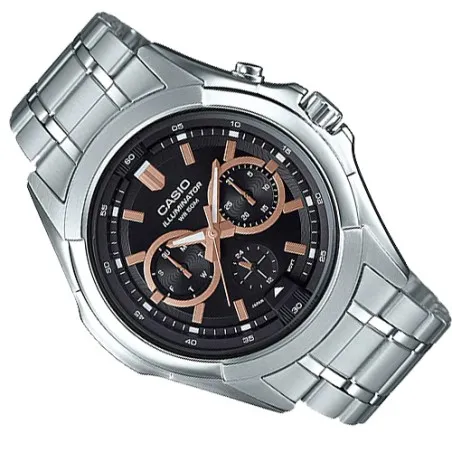 CASIO - Montre Homme Casio MTP-E204D-1AVDF - Argent - Casio
