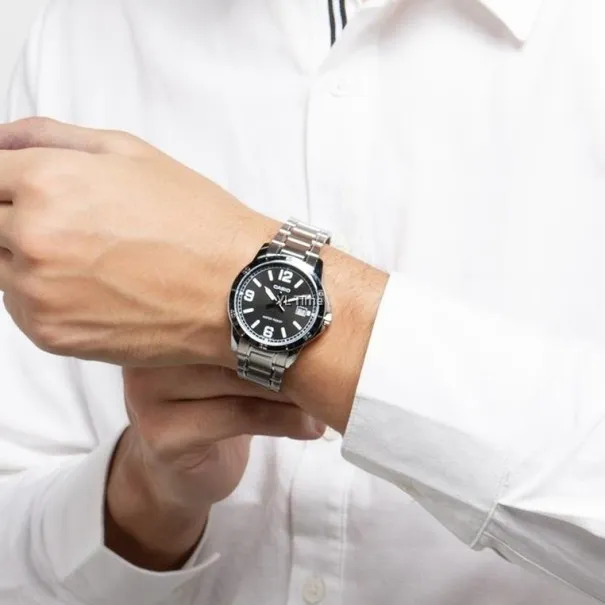 CASIO - Montre Homme Casio MTP-V004D-1B2UDF - Argent - Casio