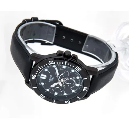 CASIO - Montre Homme Casio MTP-VD300BL-1EUDF - Noir - Casio
