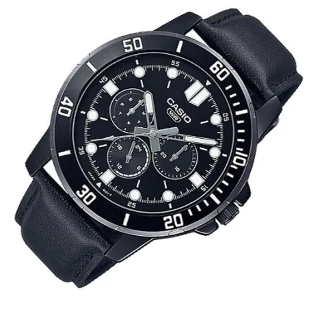 CASIO - Montre Homme Casio MTP-VD300BL-1EUDF - Noir - Casio