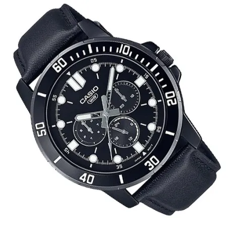 CASIO - Montre Homme Casio MTP-VD300BL-1EUDF - Noir - Casio