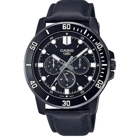CASIO - Montre Homme Casio MTP-VD300BL-1EUDF - Noir - Casio