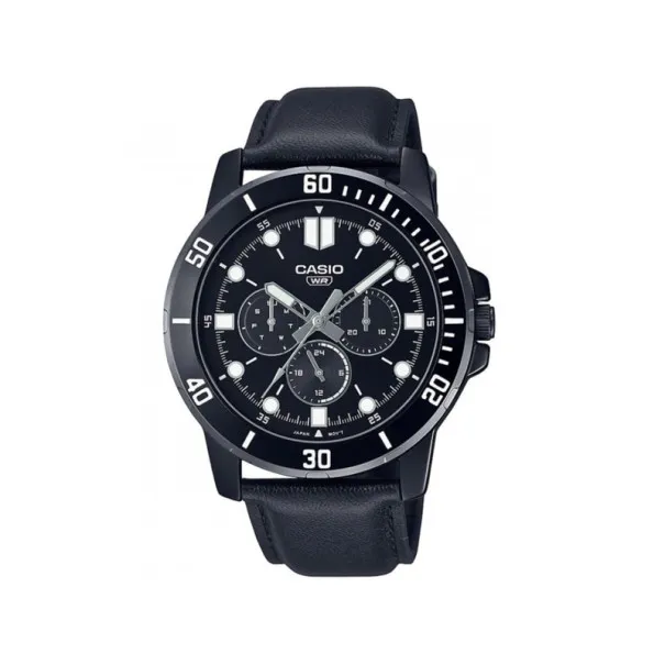 CASIO - Montre Homme Casio MTP-VD300BL-1EUDF - Noir - Casio CASIO - Montre Homme Casio MTP-VD300BL-1EUDF - Noir - Casio