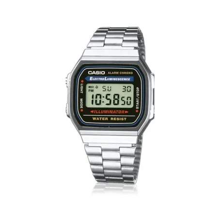 CASIO - Montre pour hommes et femmes A168WA-1WDF - Argent - Casio