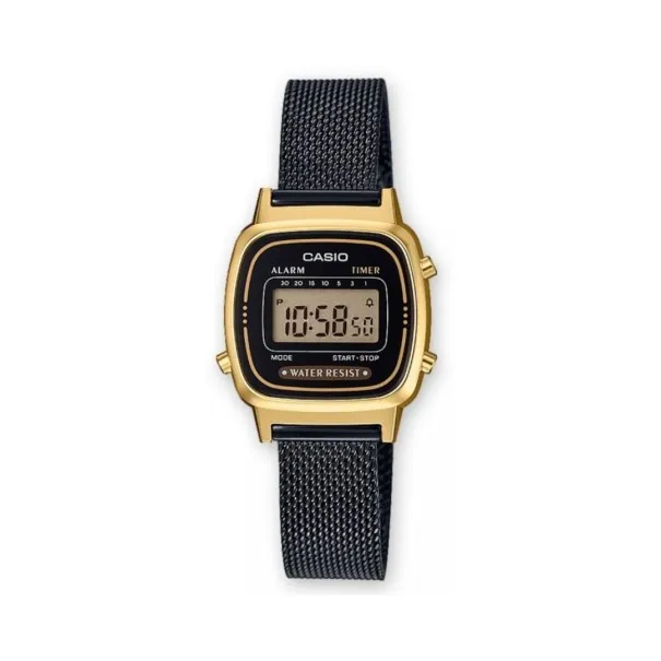 CASIO - Montre pour femmes LA670WEMB-1DF - Noir - Casio