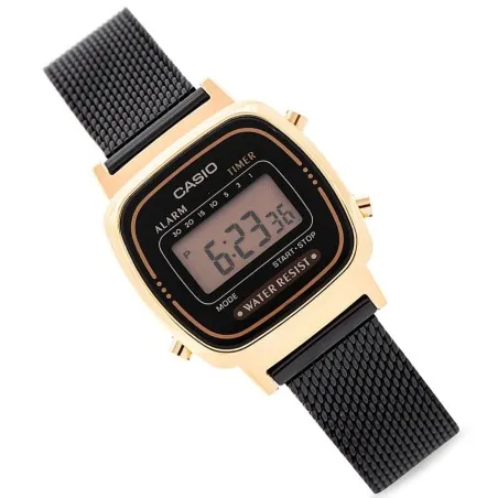 CASIO - Montre pour femmes LA670WEMB-1DF - Noir - Casio